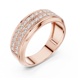 Mens Ring SBMR(8) - Rose Gold - Image