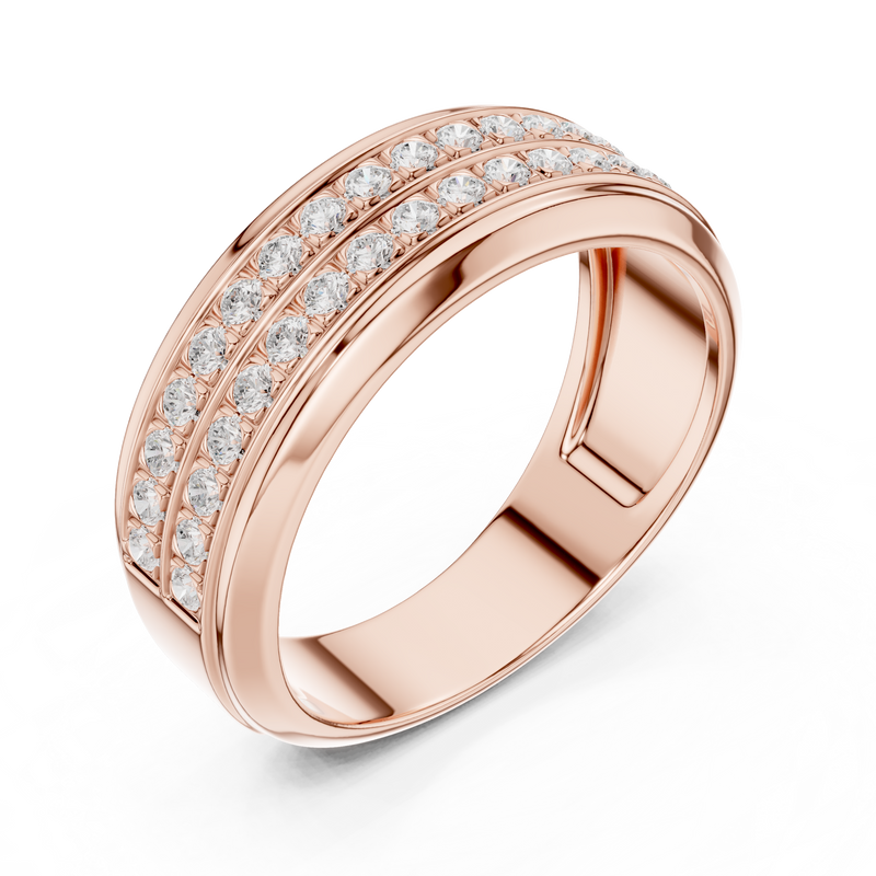 Mens Ring SBMR(8) - Rose Gold - Image