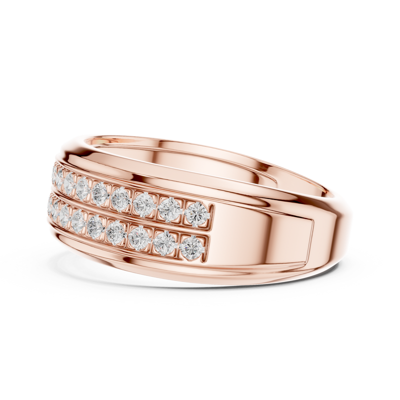 Mens Ring SBMR(8) - Rose Gold - Image