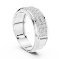 Mens Ring SBMR(8) - White Gold - Image