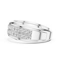 Mens Ring SBMR(8) - White Gold - Image