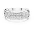 Mens Ring SBMR(8) - White Gold - Image