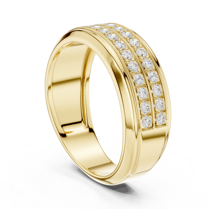 Mens Ring SBMR(8) - Yellow Gold - Image