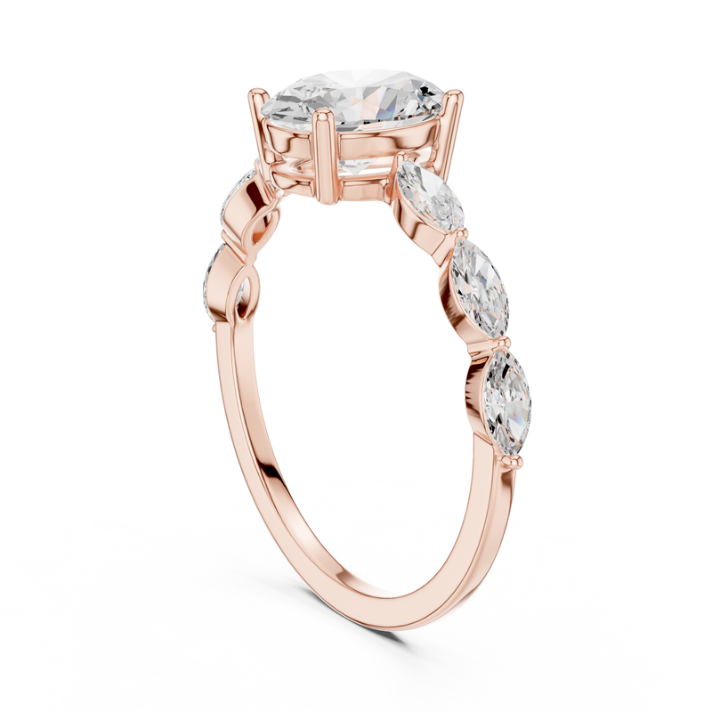 Ladies Ring SBWR(11)@7 - Rose Gold - Image