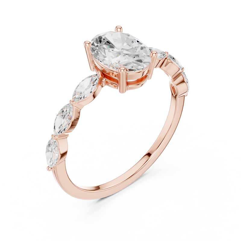 Ladies Ring SBWR(11)@7 - Rose Gold - Image