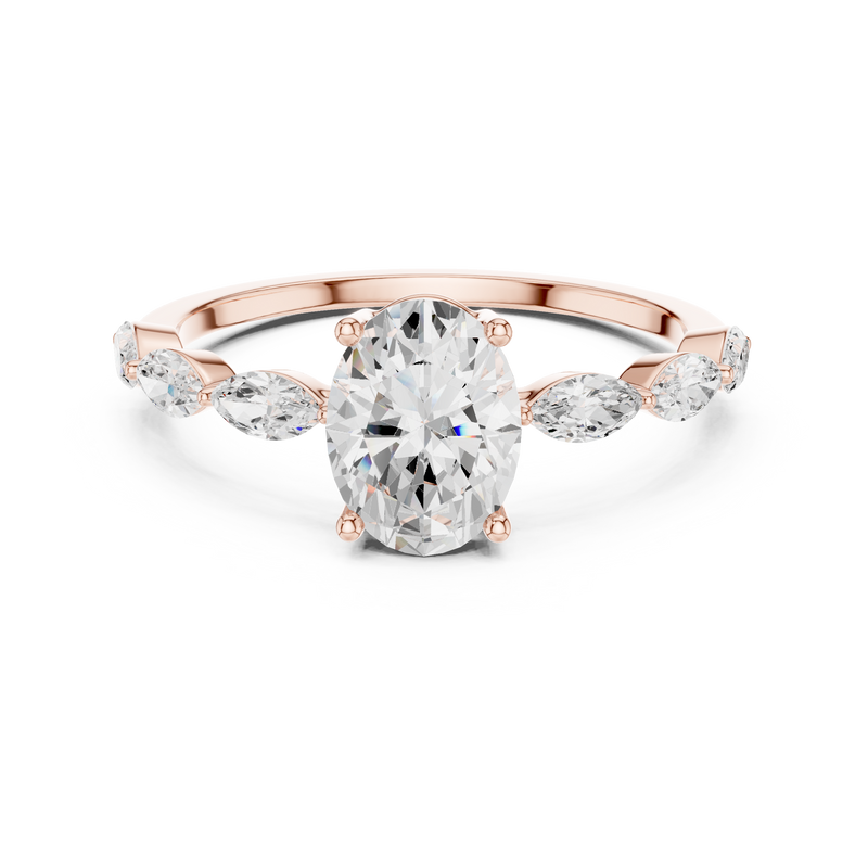 Ladies Ring SBWR(11)@7 - Rose Gold - Image