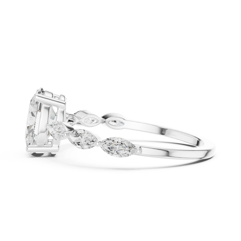 Ladies Ring SBWR(11)@7 - White Gold - Image