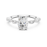 Ladies Ring SBWR(11)@7 - White Gold - Image