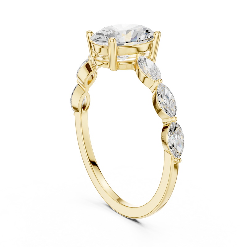 Ladies Ring SBWR(11)@7 - Yellow Gold - Image