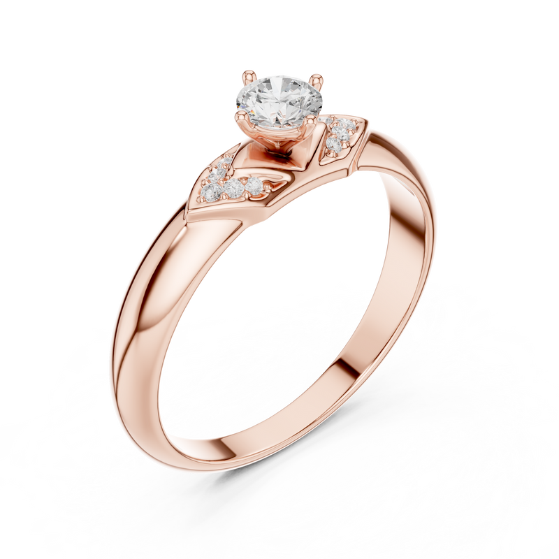 Ladies Ring SBWR(12)@7 - Rose Gold - Image