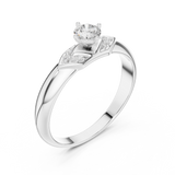 Ladies Ring SBWR(12)@7 - White Gold - Image