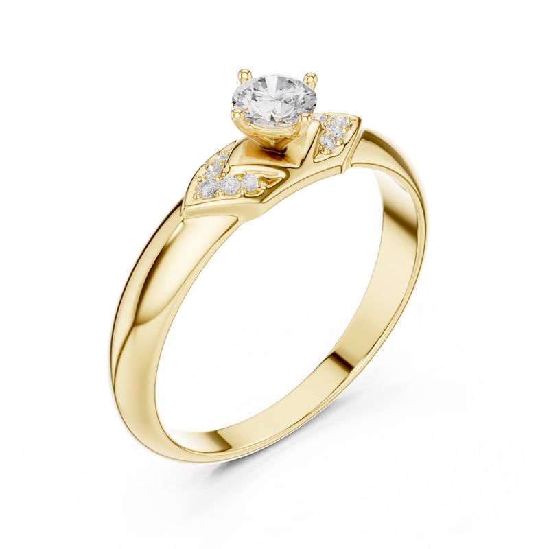 Ladies Ring SBWR(12)@7 - Yellow Gold - Image