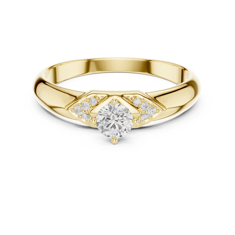 Ladies Ring SBWR(12)@7 - Yellow Gold - Image