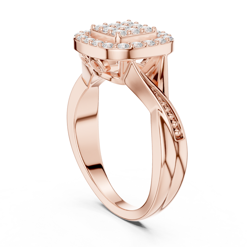 Ladies Ring SBWR(13)@7 - Rose Gold - Image