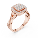 Ladies Ring SBWR(13)@7 - Rose Gold - Image
