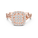 Ladies Ring SBWR(13)@7 - Rose Gold - Image