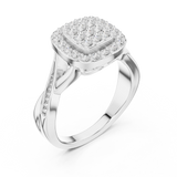 Ladies Ring SBWR(13)@7 - White Gold - Image