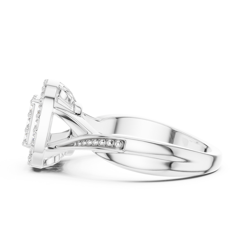 Ladies Ring SBWR(13)@7 - White Gold - Image