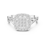 Ladies Ring SBWR(13)@7 - White Gold - Image