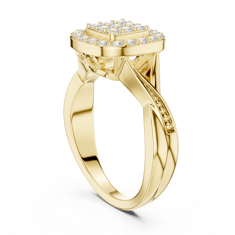 Ladies Ring SBWR(13)@7 - Yellow Gold - Image