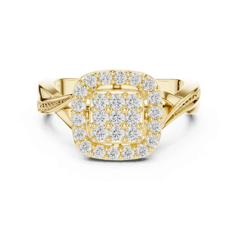 Ladies Ring SBWR(13)@7 - Yellow Gold - Image