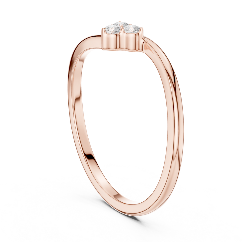 Ladies Ring SBWR(14)@7 - Rose Gold - Image