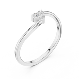 Ladies Ring SBWR(14)@7 - White Gold - Image