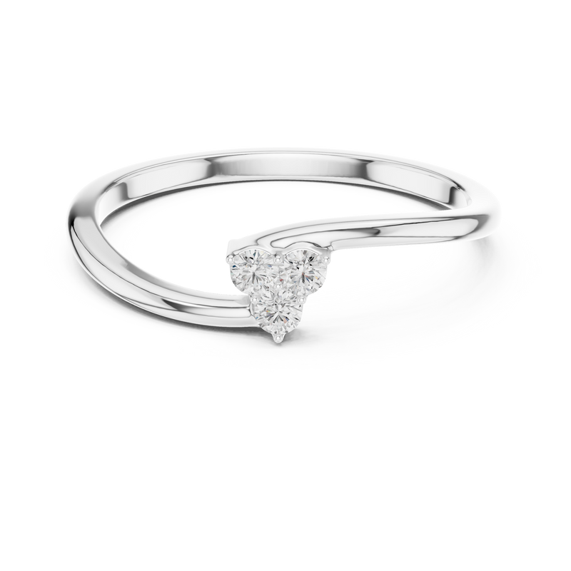 Ladies Ring SBWR(14) - White Gold - Image