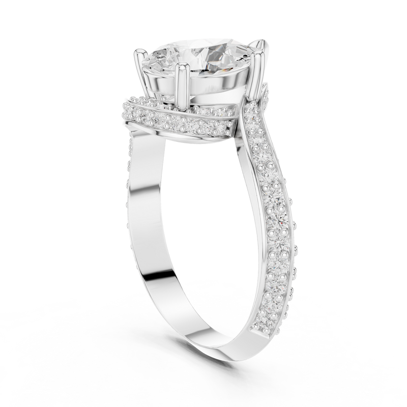 Ladies Ring SBWR(15)@7 - White Gold - Image