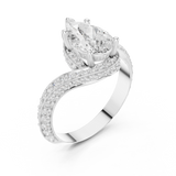 Ladies Ring SBWR(15)@7 - White Gold - Image