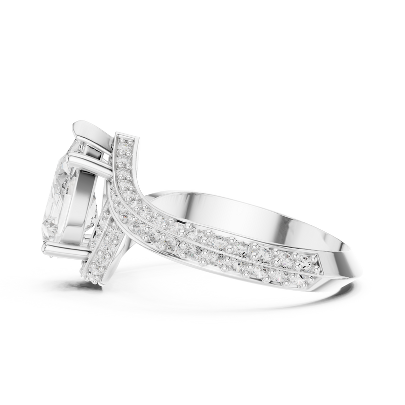 Ladies Ring SBWR(15)@7 - White Gold - Image