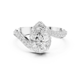 Ladies Ring SBWR(15)@7 - White Gold - Image