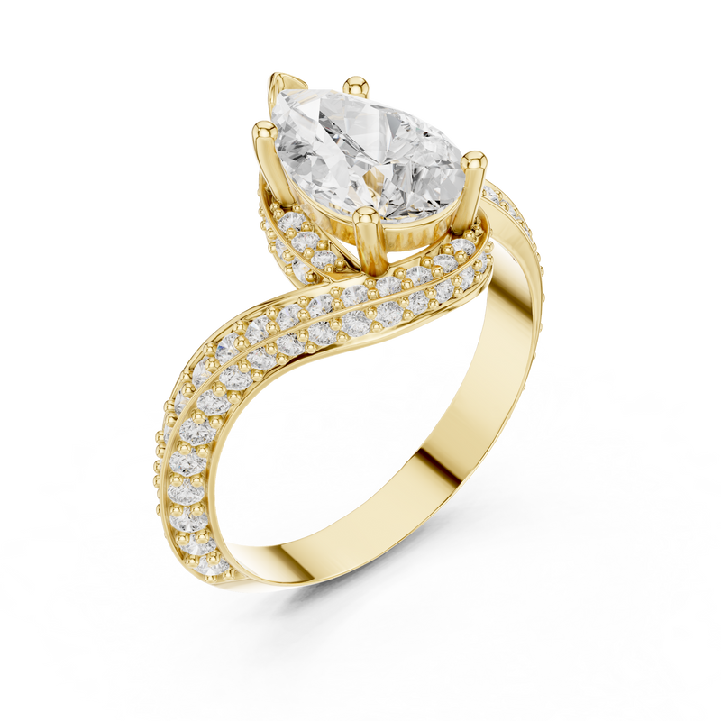 Ladies Ring SBWR(15)@7 - Yellow Gold - Image