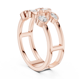 Ladies Ring SBWR(16)@7 - Rose Gold - Image