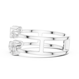Ladies Ring SBWR(16)@7 - White Gold - Image