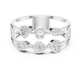 Ladies Ring SBWR(16)@7 - White Gold - Image