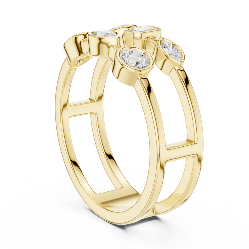 Ladies Ring SBWR(16)@7 - Yellow Gold - Image