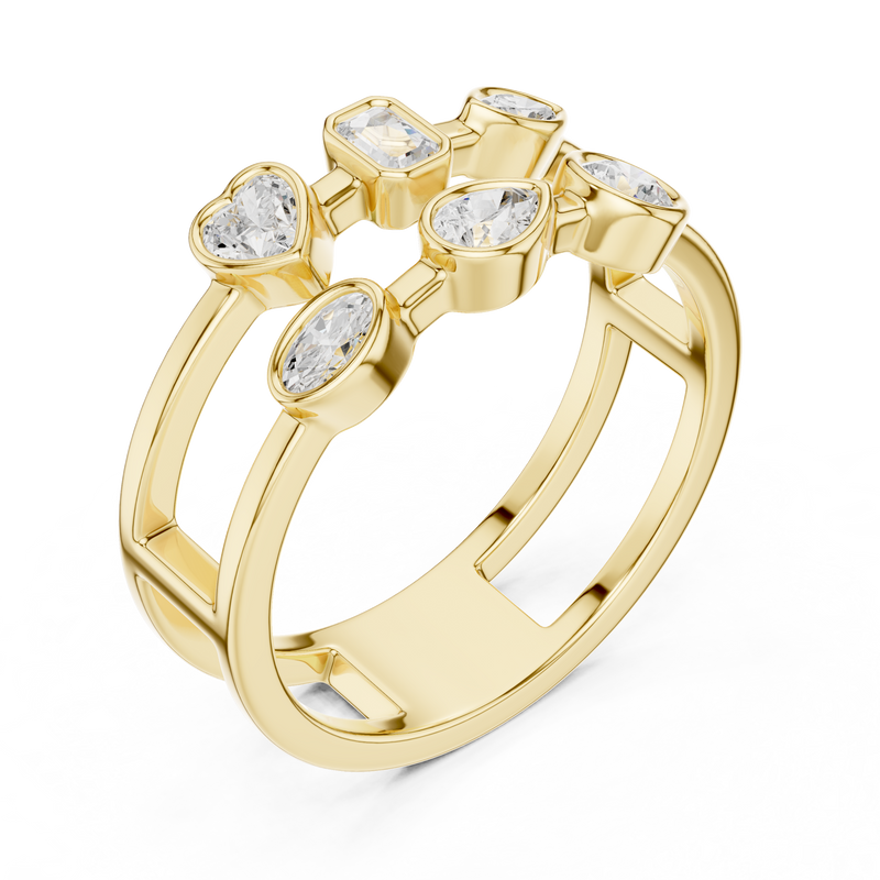 Ladies Ring SBWR(16)@7 - Yellow Gold - Image
