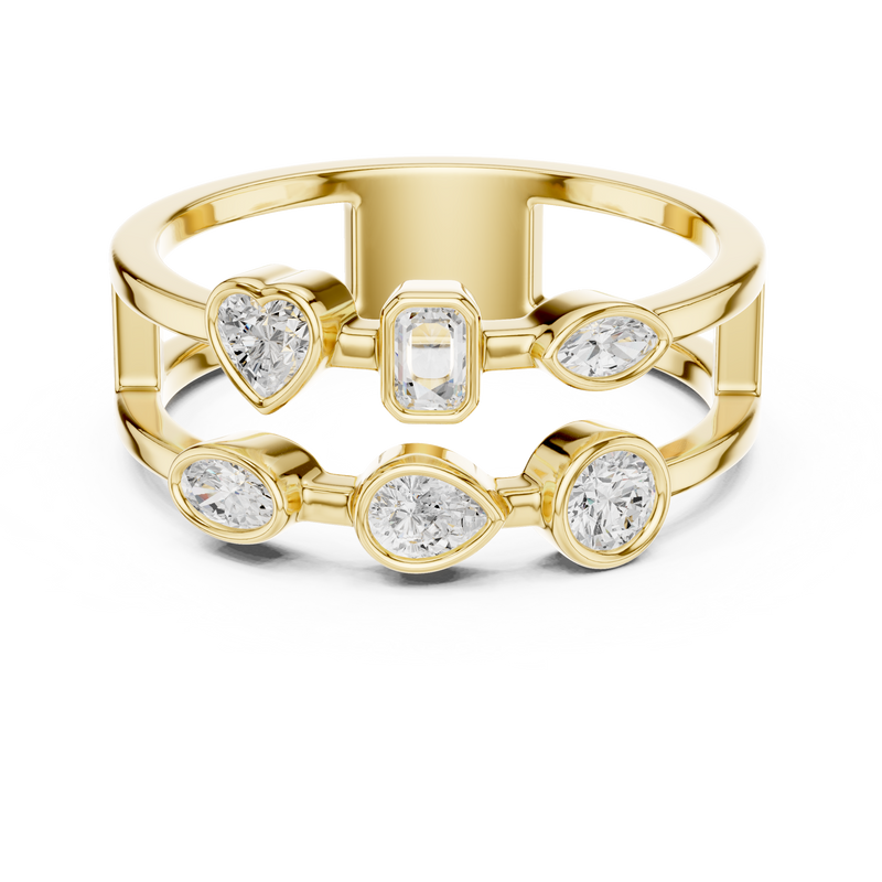 Ladies Ring SBWR(16)@7 - Yellow Gold - Image