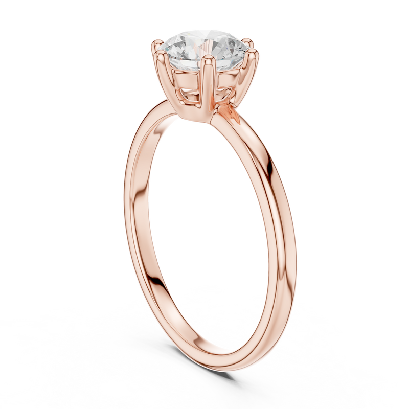 Ladies Ring SBWR(18)@7 - Rose Gold - Image