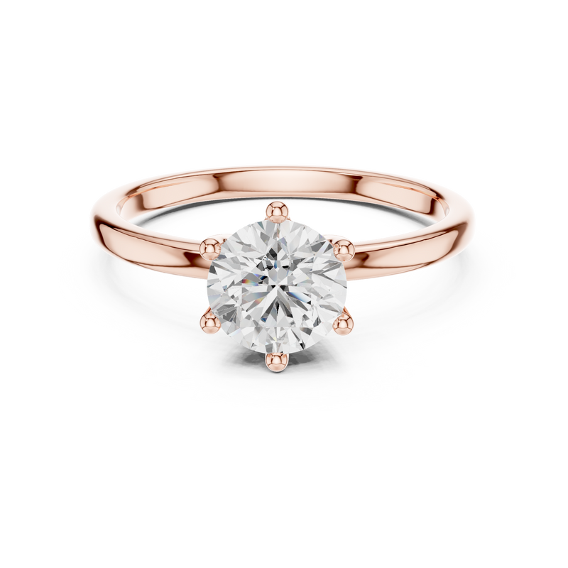 Ladies Ring SBWR(18)@7 - Rose Gold - Image