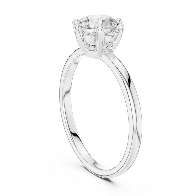 Ladies Ring SBWR(18)@7 - White Gold - Image