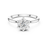 Ladies Ring SBWR(18)@7 - White Gold - Image