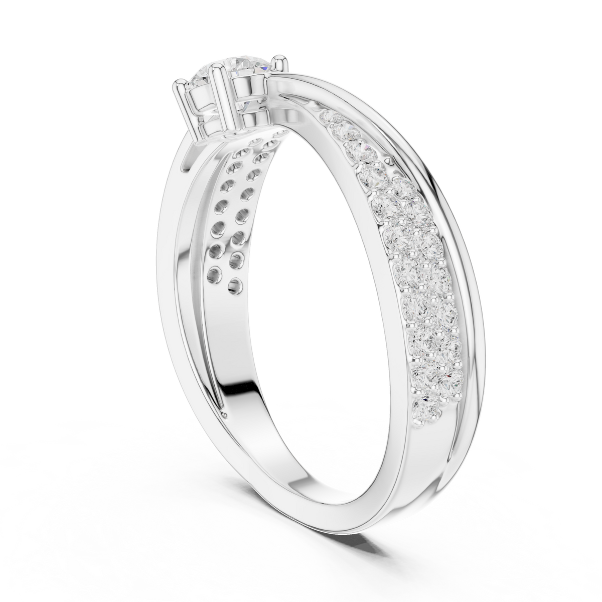 Ladies Ring SBWR(1) - White Gold - Image