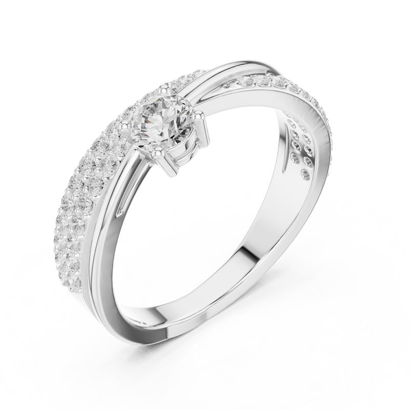 Ladies Ring SBWR(1) - White Gold - Image