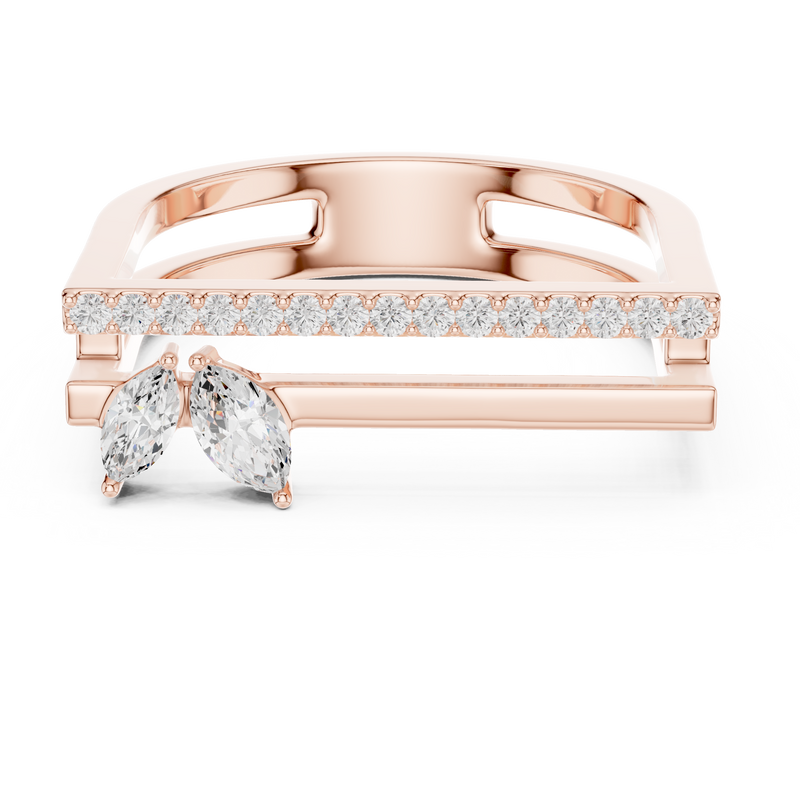 Ladies Ring SBWR(21)@7 - Rose Gold - Image