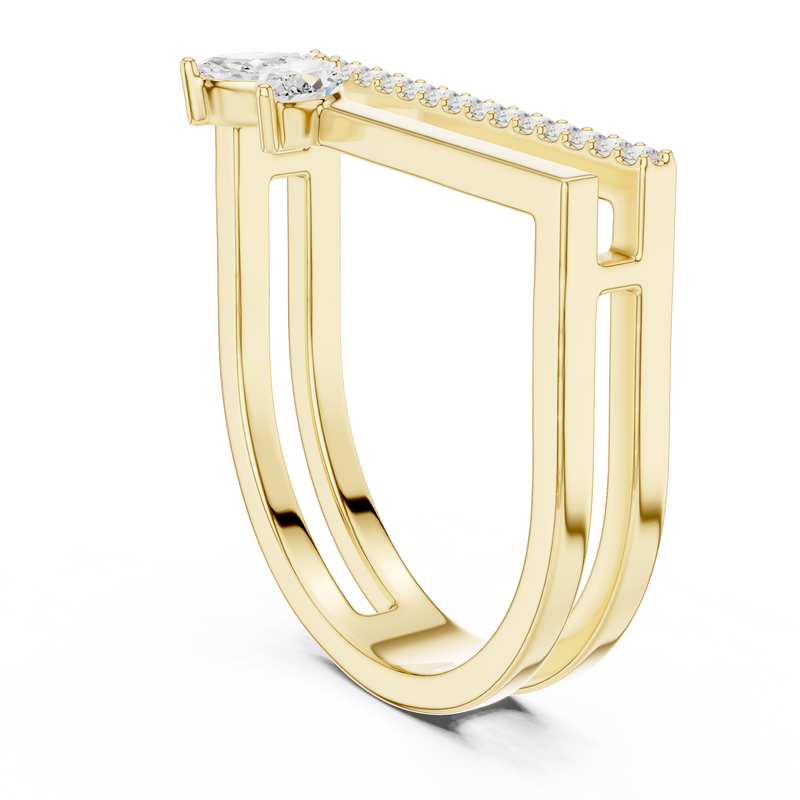 Ladies Ring SBWR(21)@7 - Yellow Gold - Image