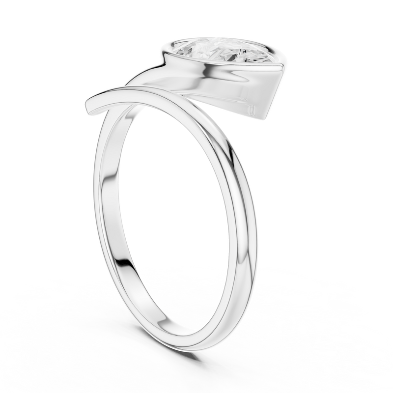 Ladies Ring SBWR(22)@7 - White Gold - Image