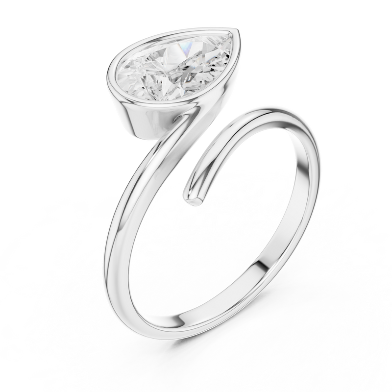Ladies Ring SBWR(22)@7 - White Gold - Image