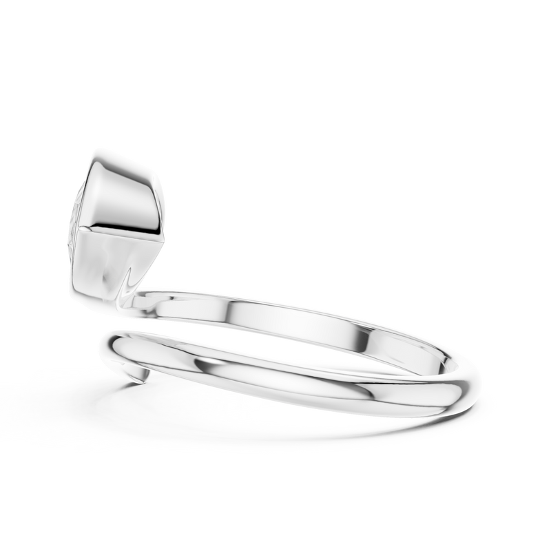 Ladies Ring SBWR(22)@7 - White Gold - Image